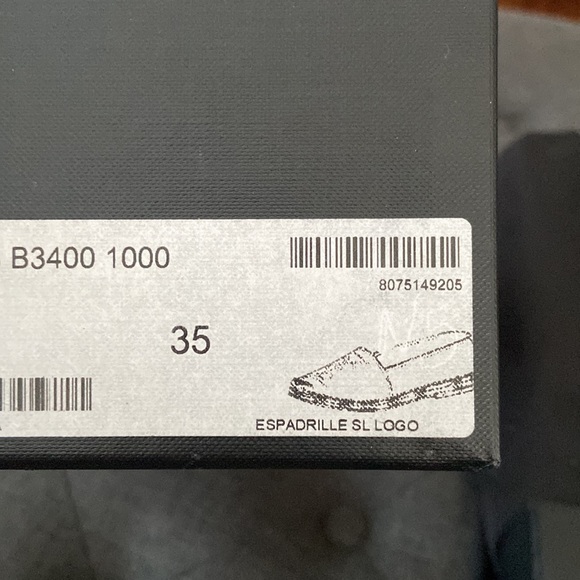 Brand New Saint Laurent Leather Espadrilles Nero with Box and Dust Bags - Picture 2 of 5